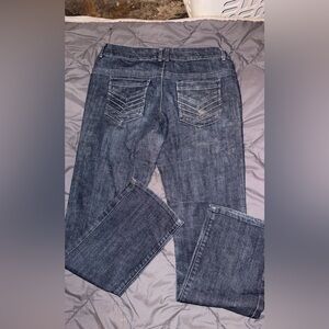 Boom Boom Jeans Dark Blue Flare & Wide Leg